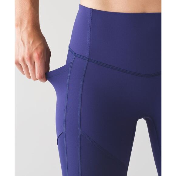 Lululemon All The Right Places Crop II Emperor Blue size 4 - Picture 11 of 11